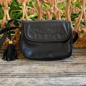 Vintage Leather Saddle River Handbag